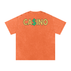 Casino - Snow Washed Oversized Cotton T-Shirt
