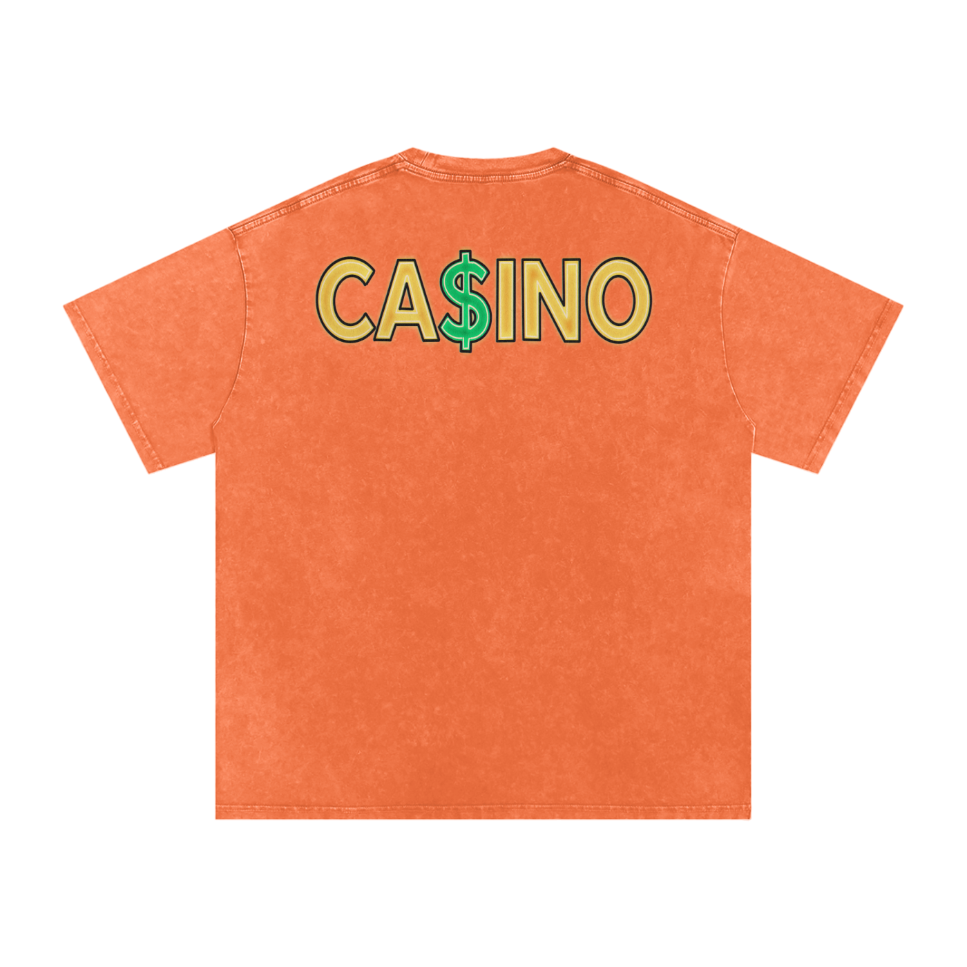 Casino - Snow Washed Oversized Cotton T-Shirt