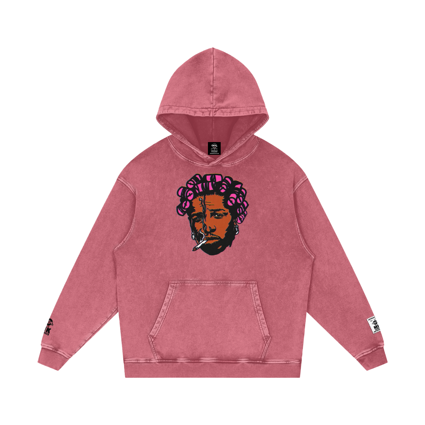 Helicopter - Snow Washed Loose Cotton Hoodie