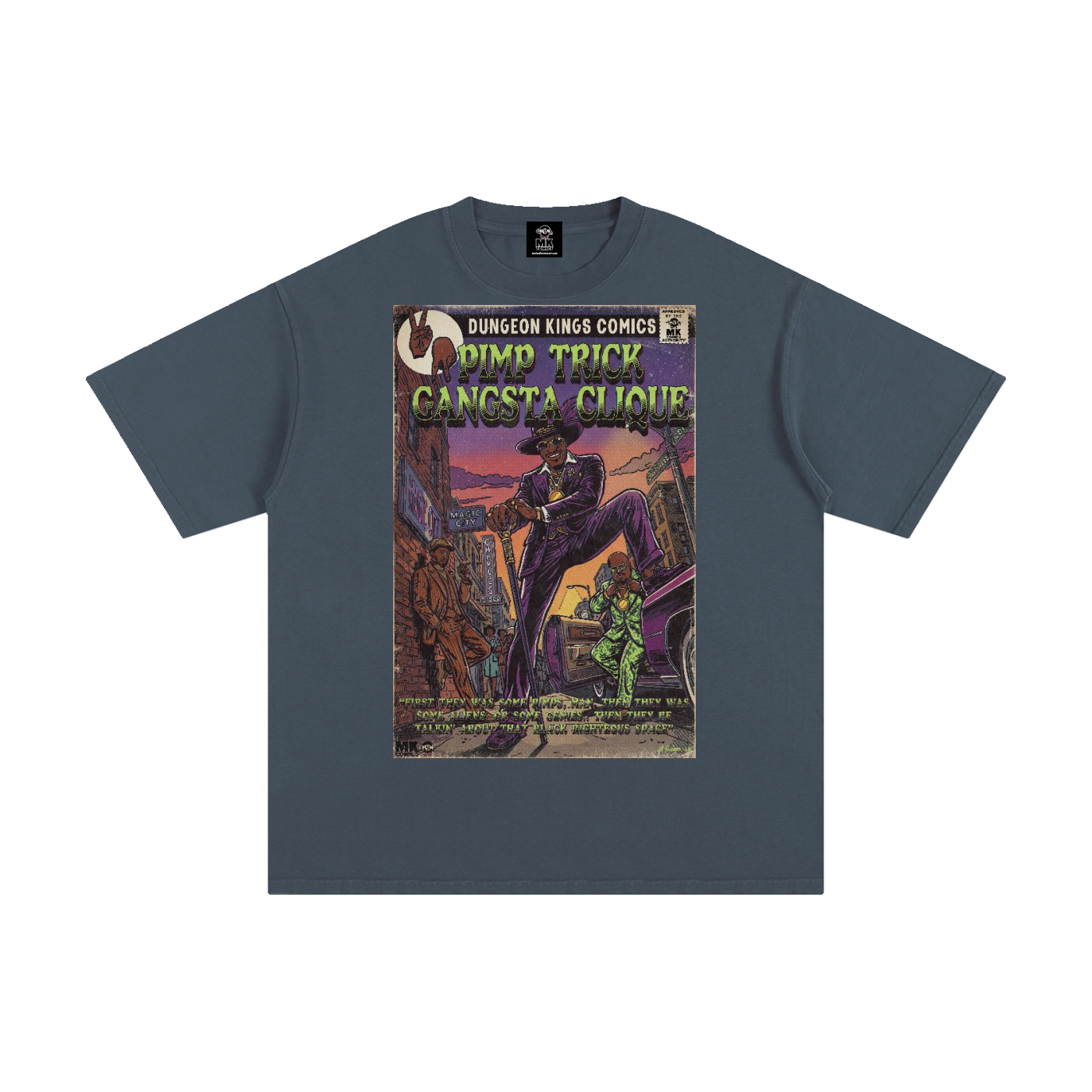 Pimp Trick Gangsta Clique - Unisex Pure Cotton T-Shirt