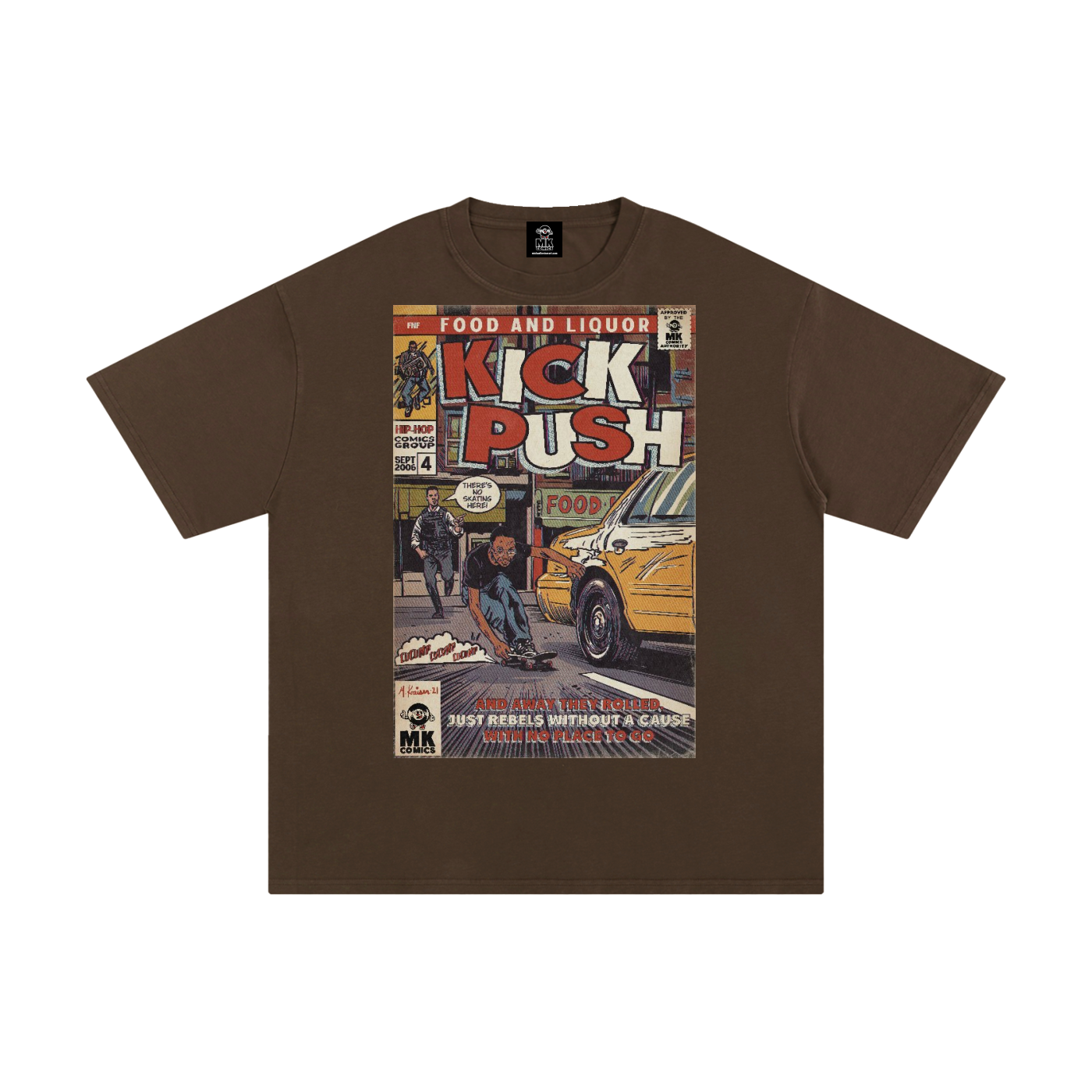 Kick, Push - Unisex Pure Cotton T-Shirt