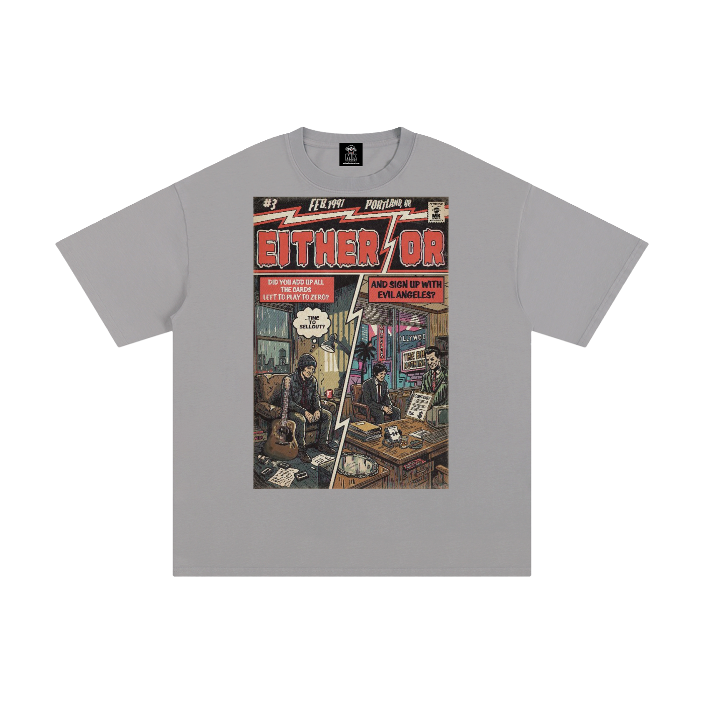 Either/Or - Unisex Pure Cotton T-Shirt