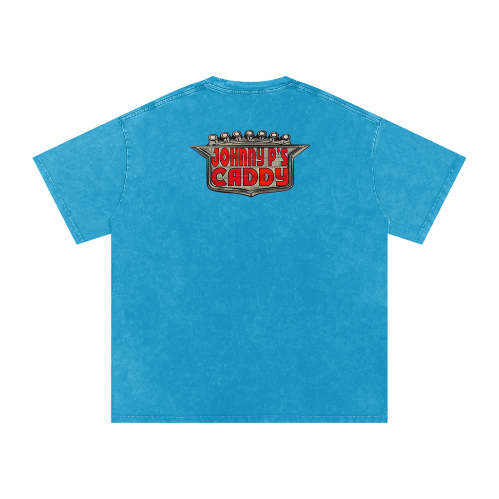 Johnny P's Caddy - Snow Washed Oversized Cotton T-Shirt