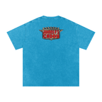 Johnny P's Caddy - Snow Washed Oversized Cotton T-Shirt