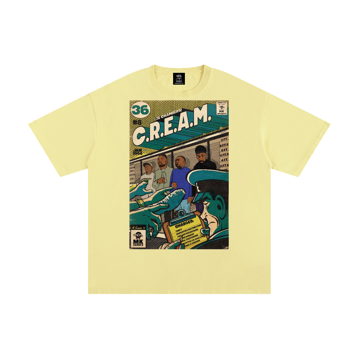 C.R.E.A.M - MK Classics - Unisex Pure Cotton T-Shirt