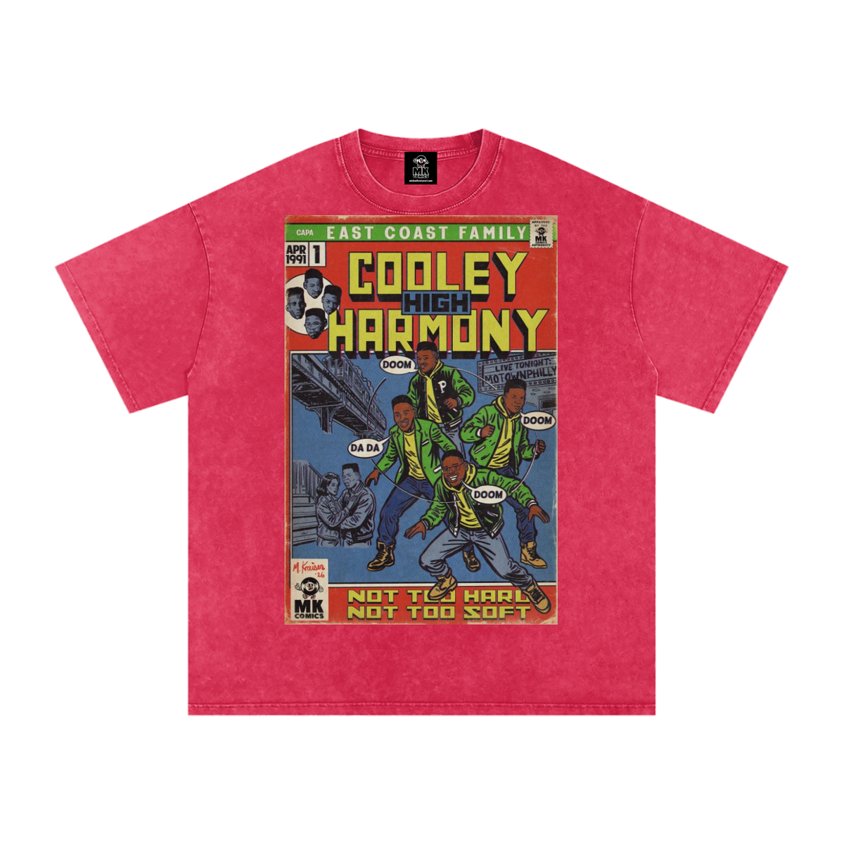 Cooleyhighharmony - Snow Washed Oversized Cotton T-Shirt