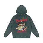 Twisted - Snow Washed Loose Cotton Hoodie