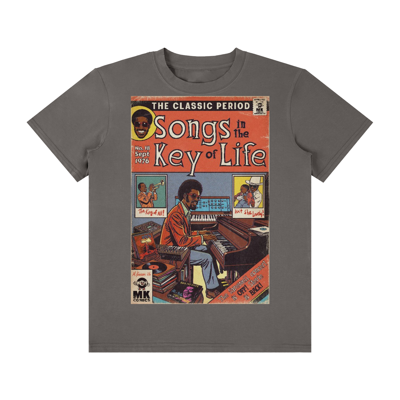 Songs in the Key of Life - Unisex Classic Crew Neck Cotton T-Shirt