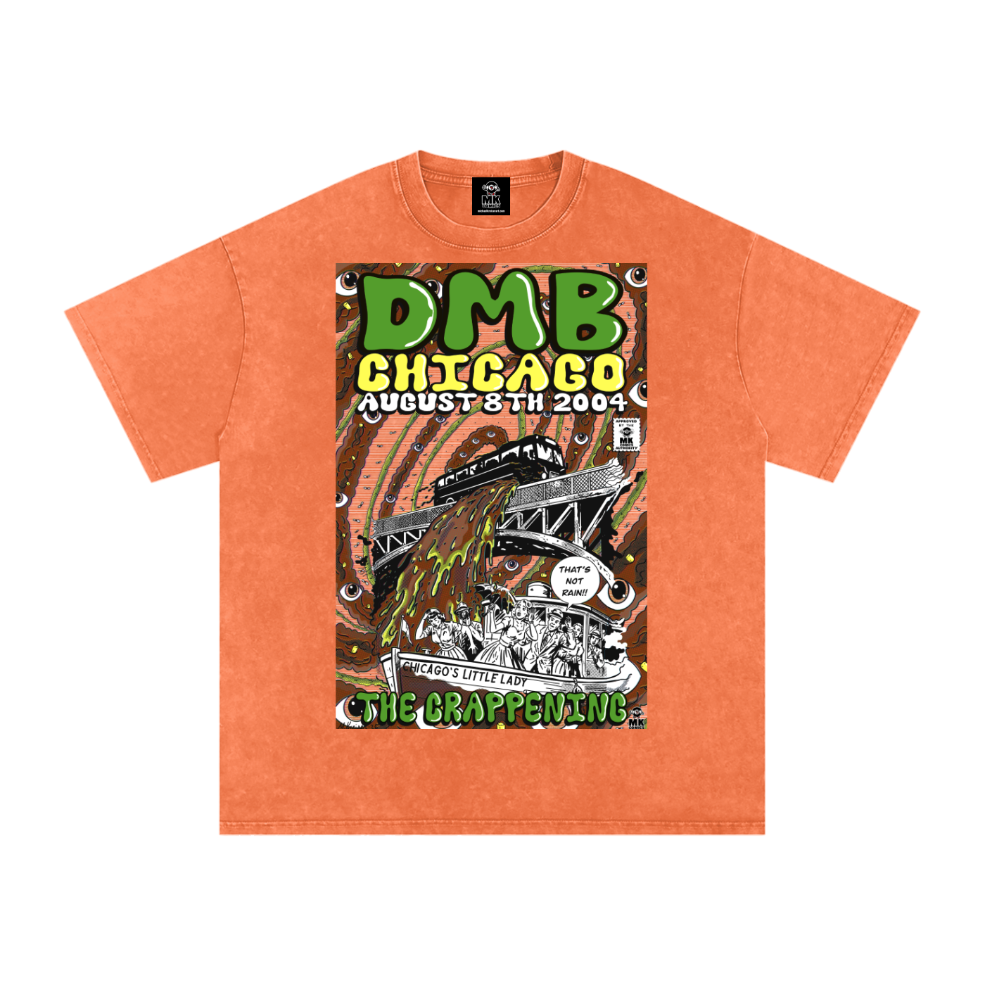 The Crappening - Snow Washed Oversized Cotton T-Shirt