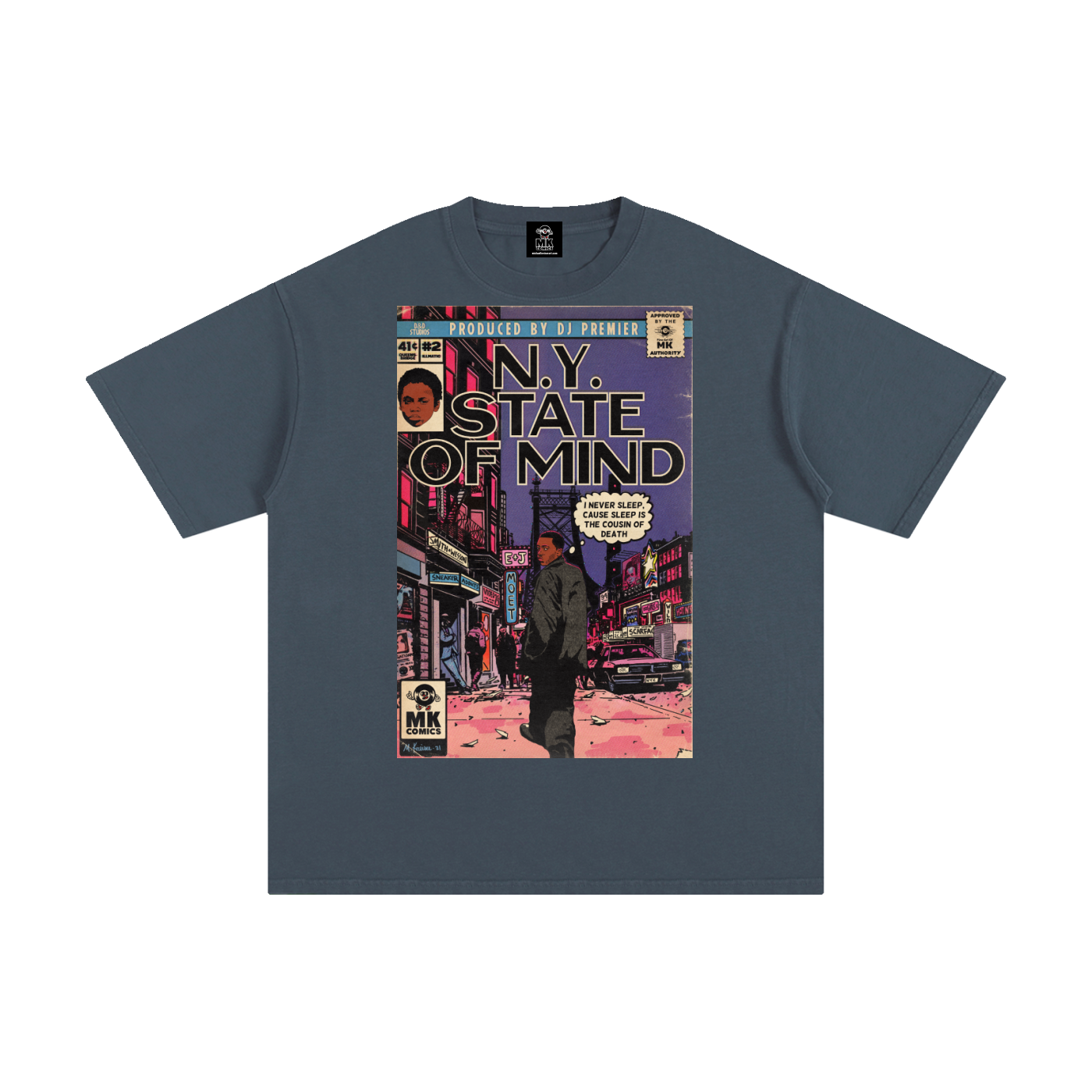 NY State of Mind - MK Classics - Unisex Pure Cotton T-Shirt