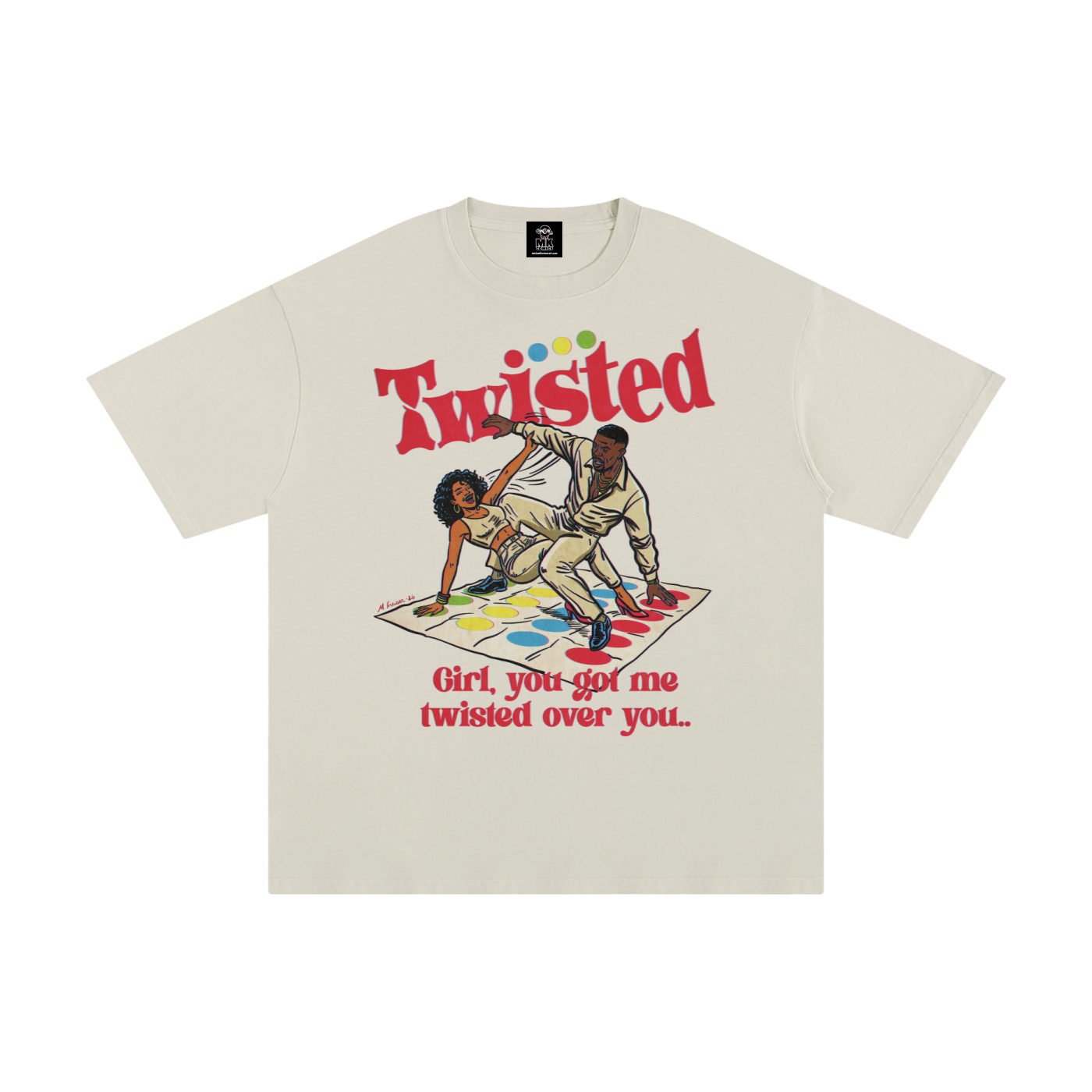 Twisted - Unisex Pure Cotton T-Shirt