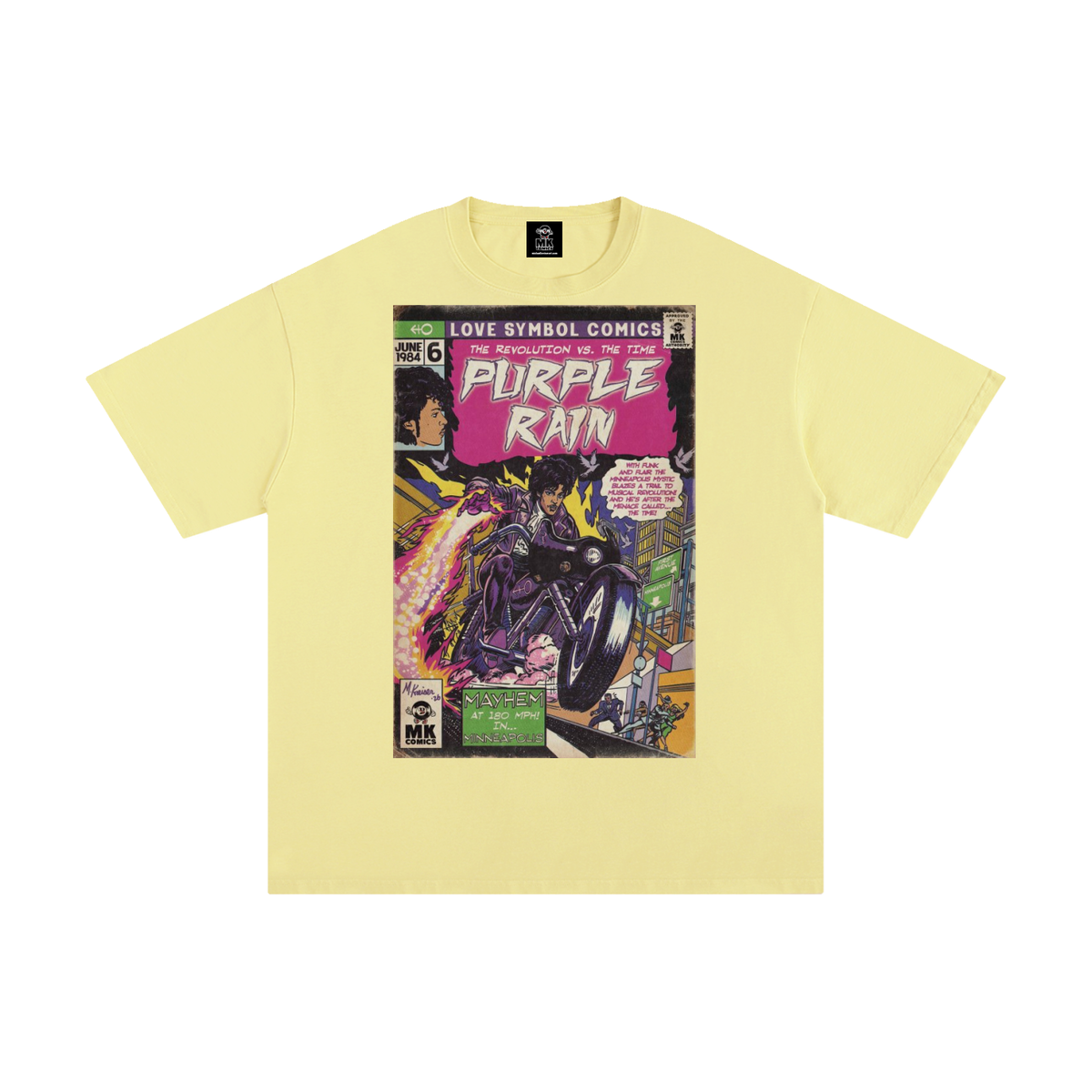 Purple Rain - Unisex Pure Cotton T-Shirt