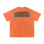 What's Going On - Snow Washed Oversized Cotton T-Shirt