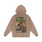 The Fall Off - Snow Washed Loose Cotton Hoodie