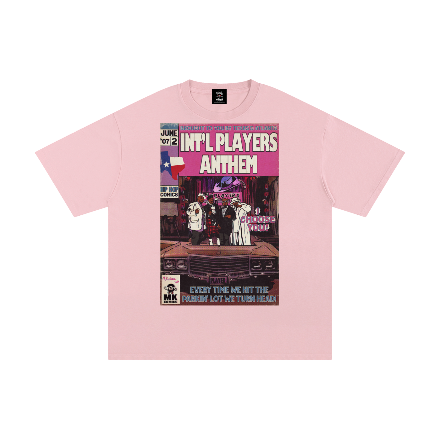 Int'l Players Anthem - MK Classics - Unisex Pure Cotton T-Shirt