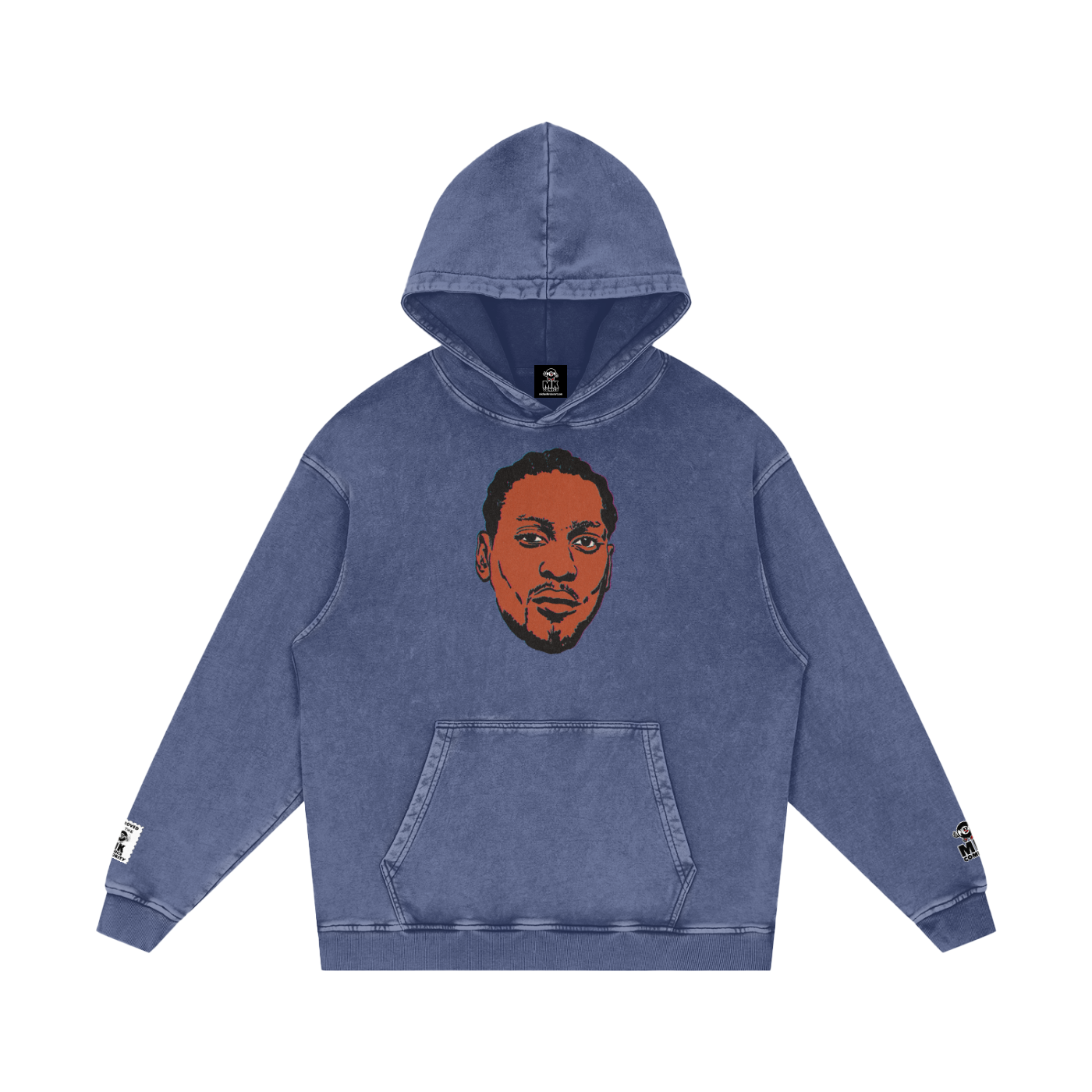 Brown Sugar - Snow Washed Loose Cotton Hoodie