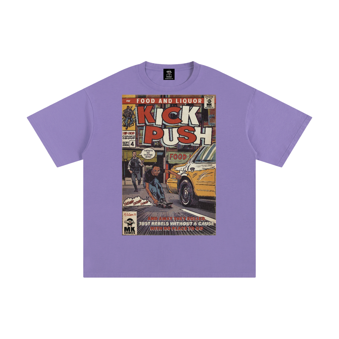 Kick, Push - Unisex Pure Cotton T-Shirt