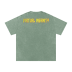 Virtual Insanity - Snow Washed Oversized Cotton T-Shirt