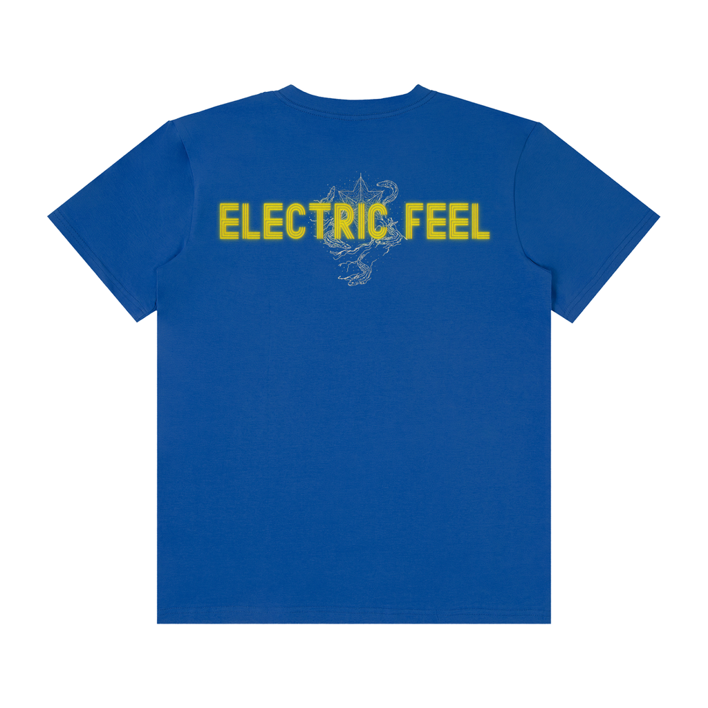 Electric Feel - SIZE UP 1 SIZE - Unisex Classic Crew Neck Cotton T-Shirt