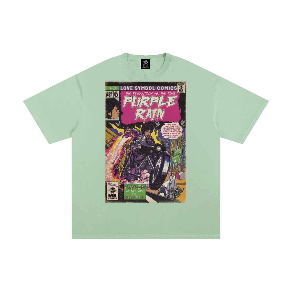 Purple Rain - Unisex Pure Cotton T-Shirt