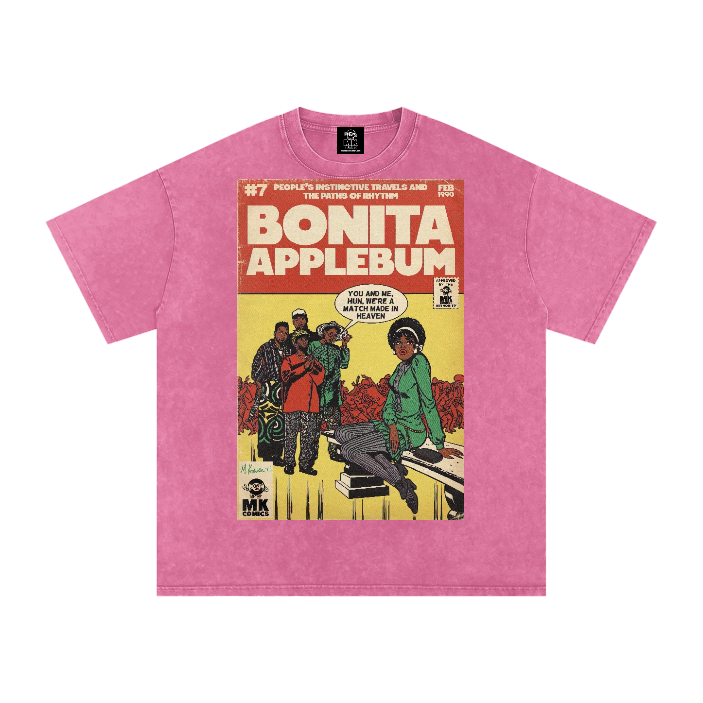 Bonita Applebum - Snow Washed Oversized Cotton T-Shirt