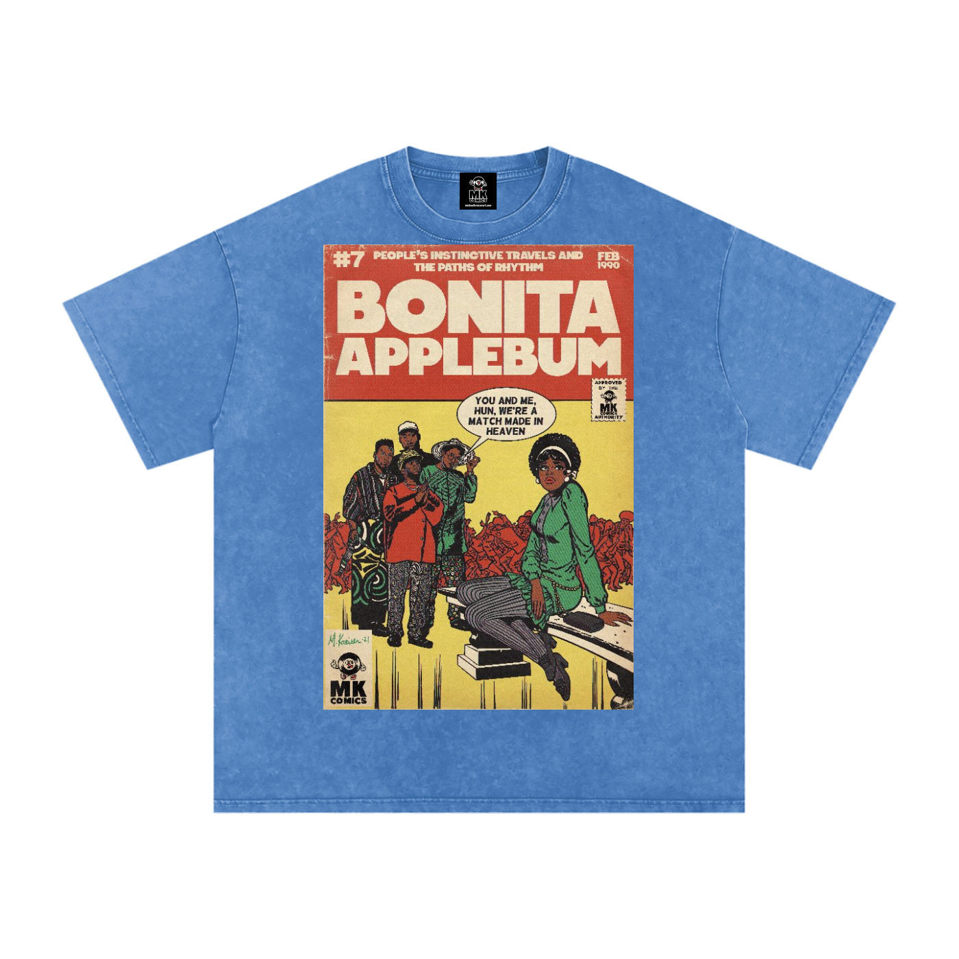 Bonita Applebum - Snow Washed Oversized Cotton T-Shirt