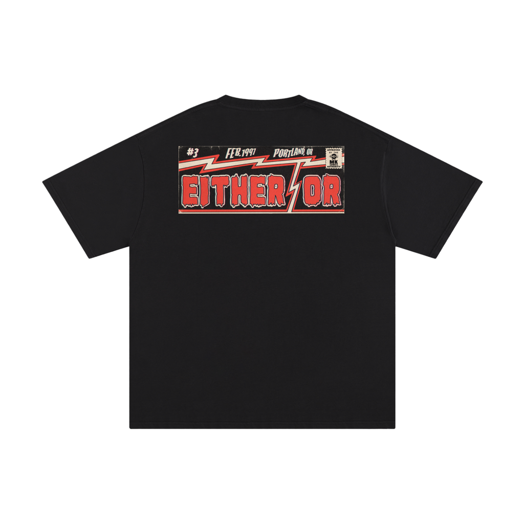 Either/Or - Unisex Pure Cotton T-Shirt