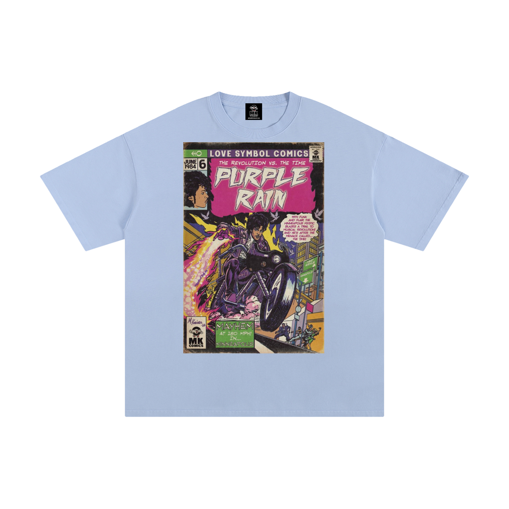 Purple Rain - Unisex Pure Cotton T-Shirt