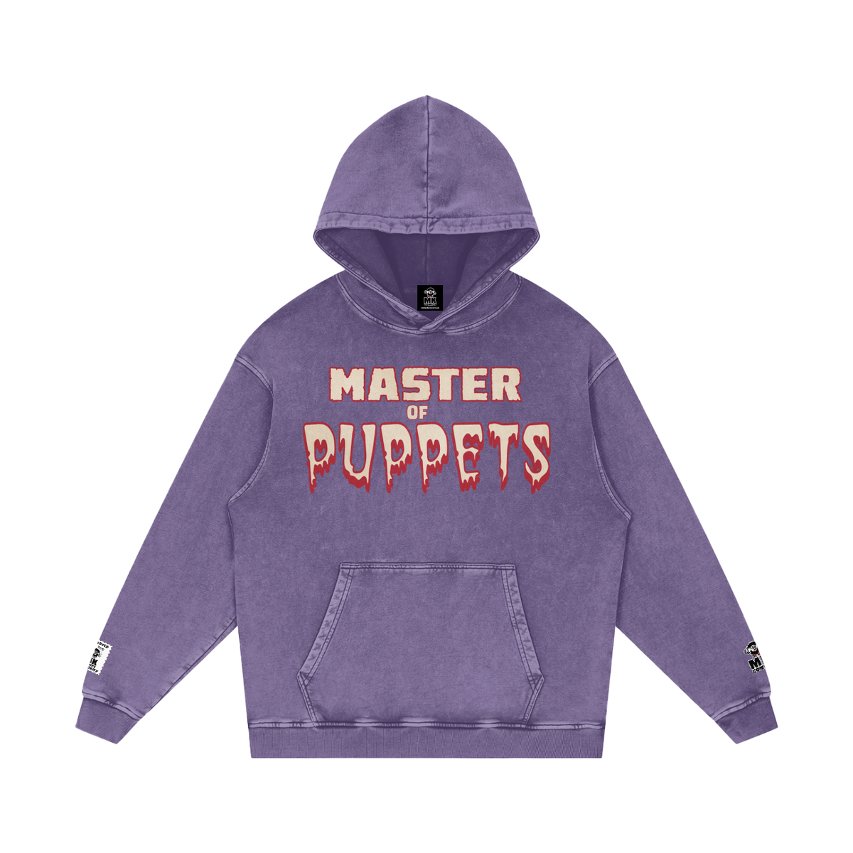 Master of Puppets - Snow Washed Loose Cotton Hoodie
