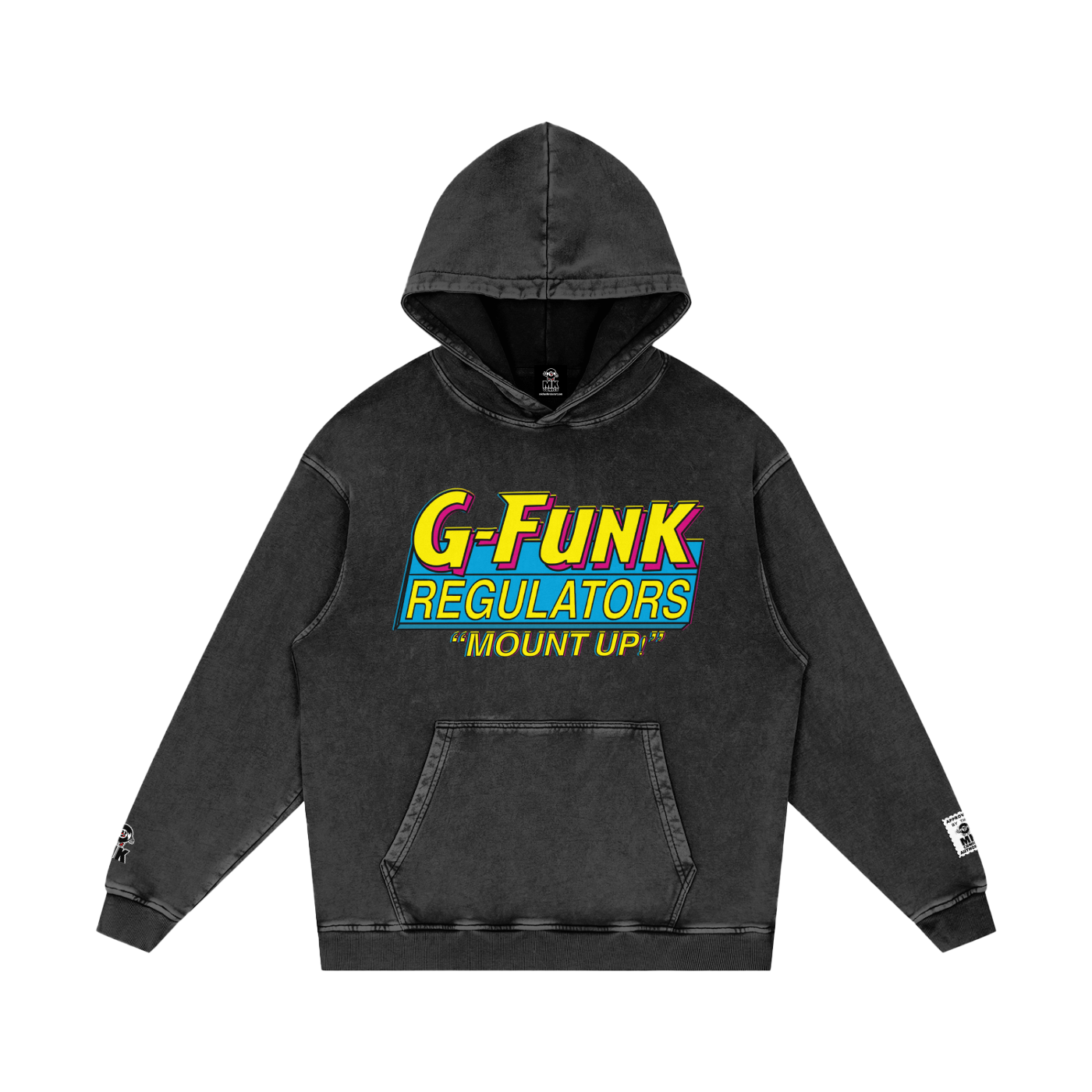 Regulate - Snow Washed Loose Cotton Hoodie