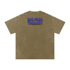Big Fish Theory - Snow Washed Oversized Cotton T-Shirt
