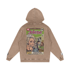 Jolene - Snow Washed Loose Cotton Hoodie