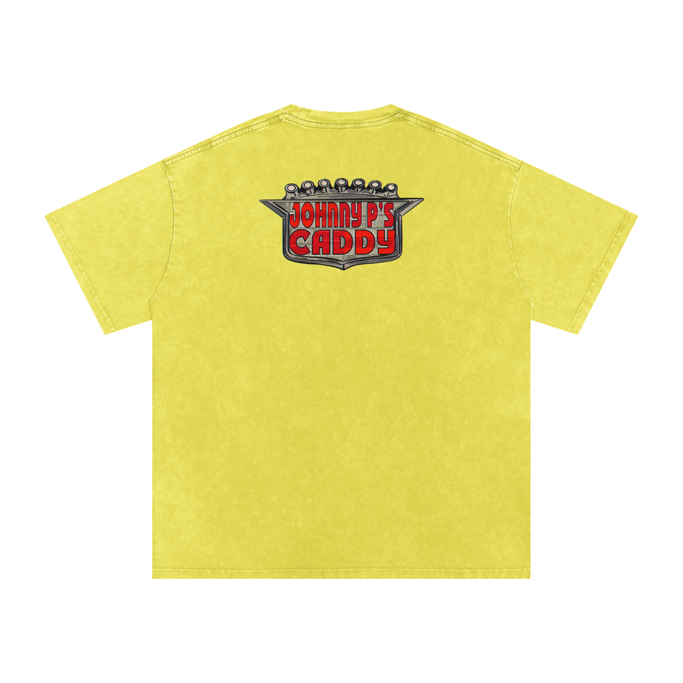Johnny P's Caddy - Snow Washed Oversized Cotton T-Shirt