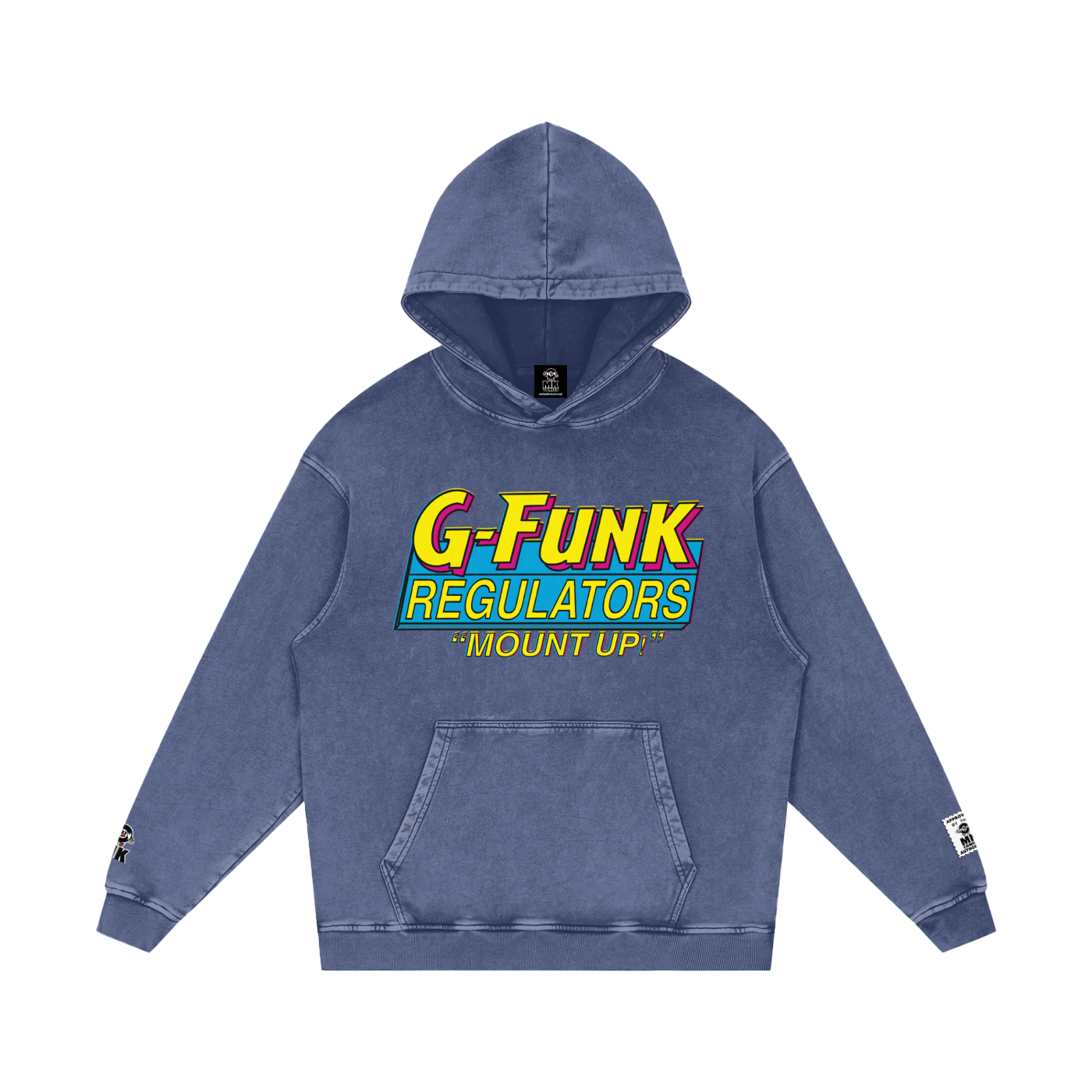 Regulate - Snow Washed Loose Cotton Hoodie