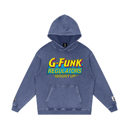 Regulate - Snow Washed Loose Cotton Hoodie