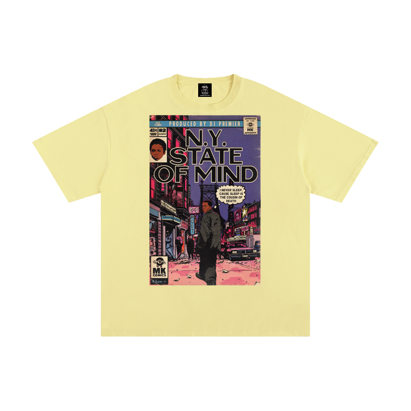 NY State of Mind - MK Classics - Unisex Pure Cotton T-Shirt