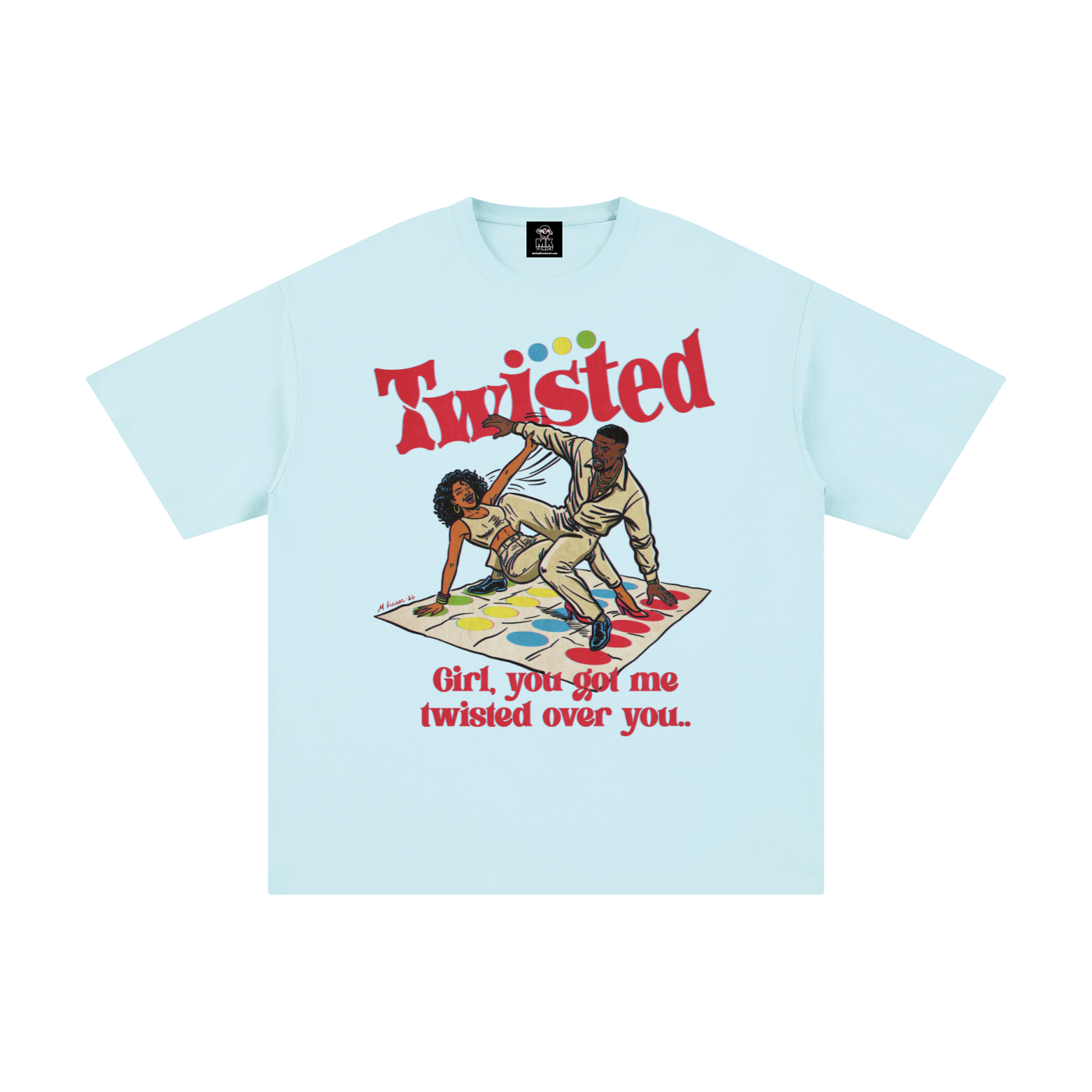 Twisted - Unisex Pure Cotton T-Shirt