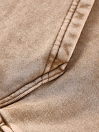 Either/Or - Snow Washed Loose Cotton Hoodie