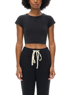 Love is a Losing Game - Snow Washed Crop Top