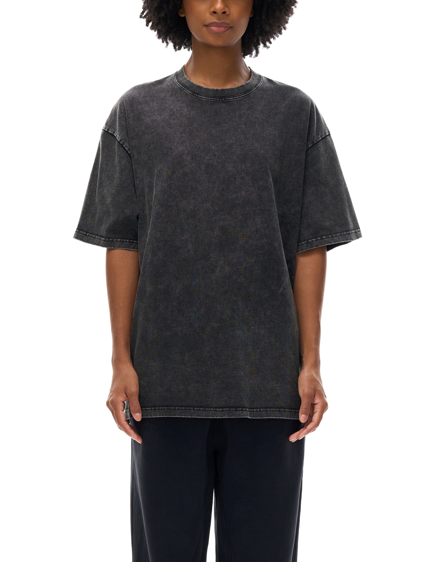 Regulate - Snow Washed Oversized Cotton T-Shirt