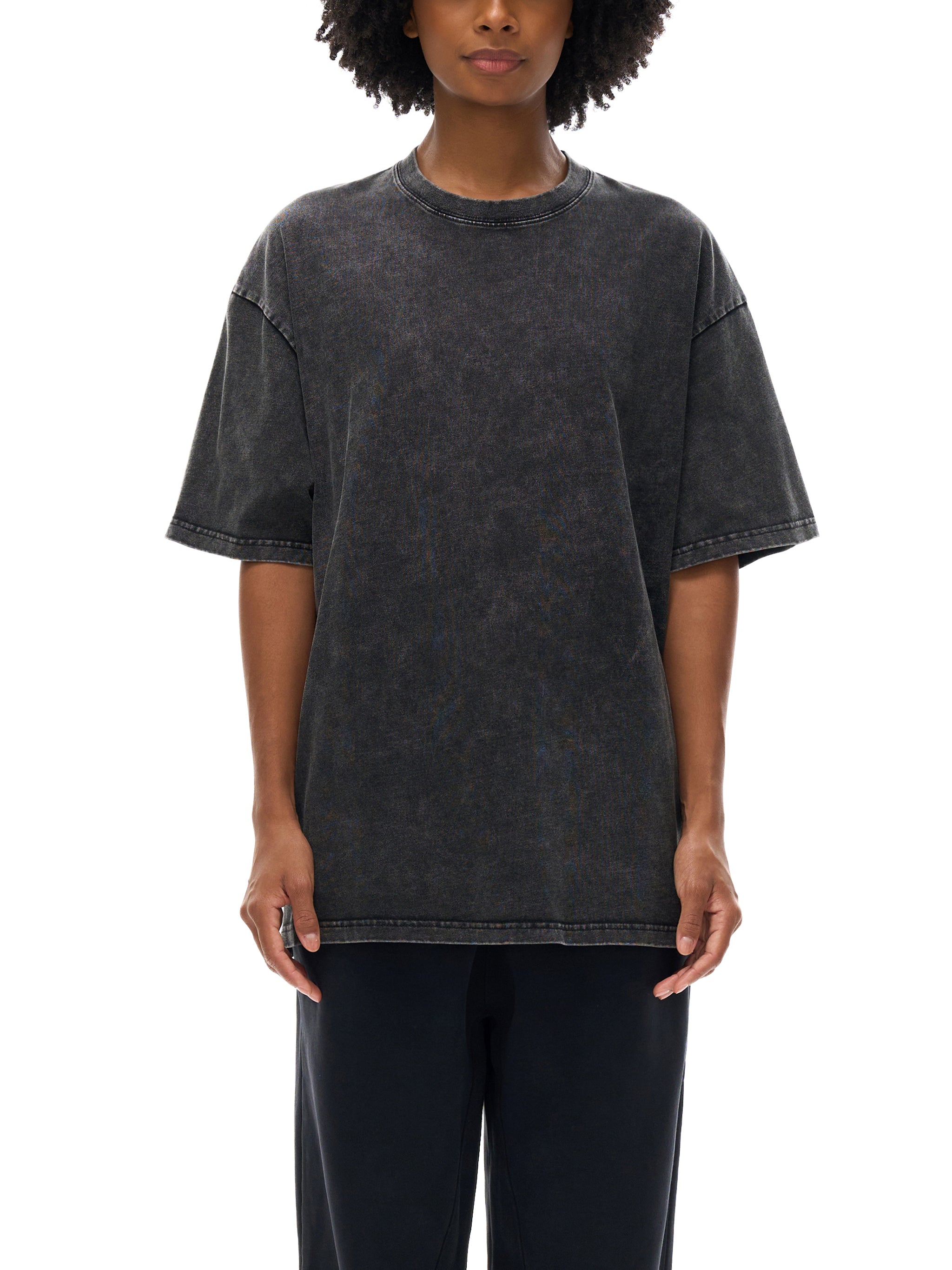 Iceman - Snow Washed Oversized Cotton T-Shirt