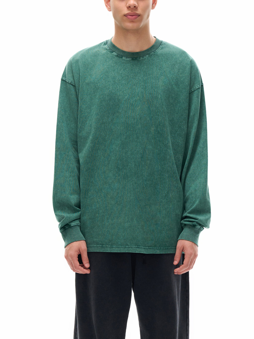 Regulate - Acid Wash Oversize Long Sleeve T-Shirt