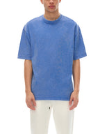 What's Going On - Snow Washed Oversized Cotton T-Shirt