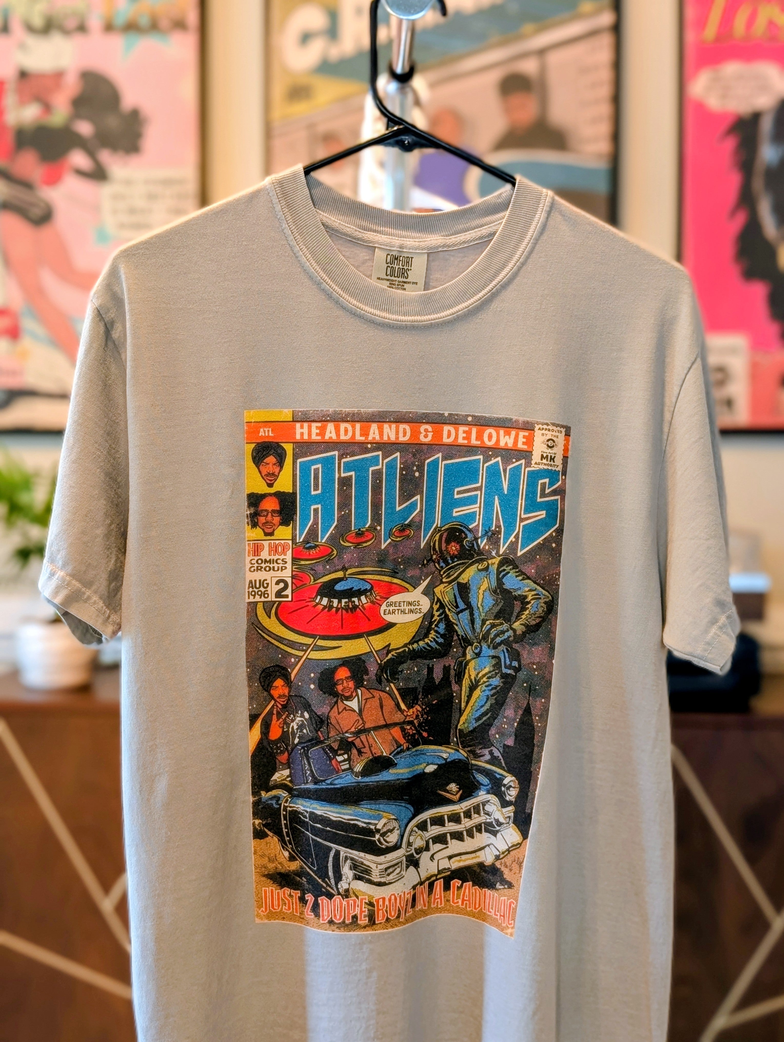 ATLiens - 2 Dope Boyz in a Cadillac - Unisex Comfort Colors T