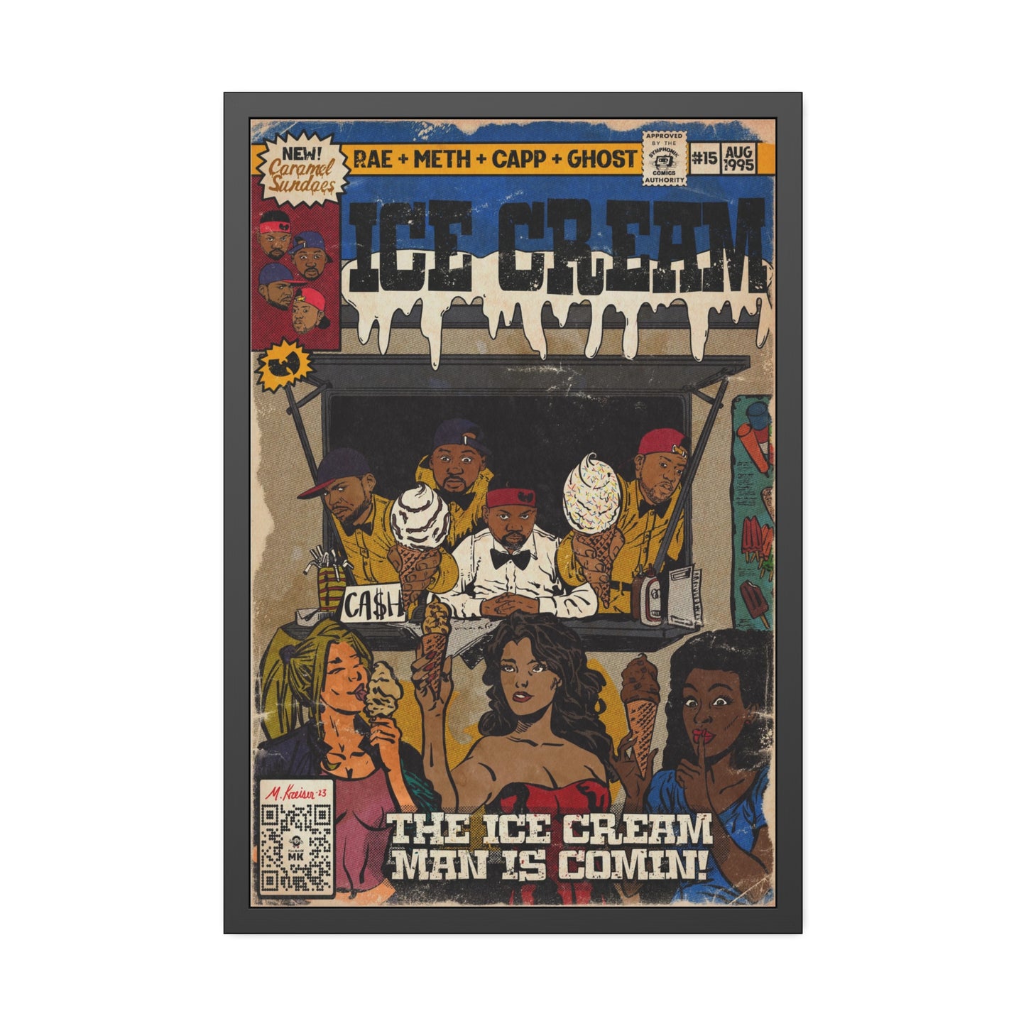Raekwon- Ice Cream - Wu-Tang - Framed Paper Posters