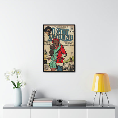 2Pac - I Get Around - Tupac - Gallery Canvas Wraps, Vertical Frame