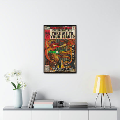 MF DOOM - King Geedorah- Take Me To Your Leader -  Gallery Canvas Wraps, Vertical Frame