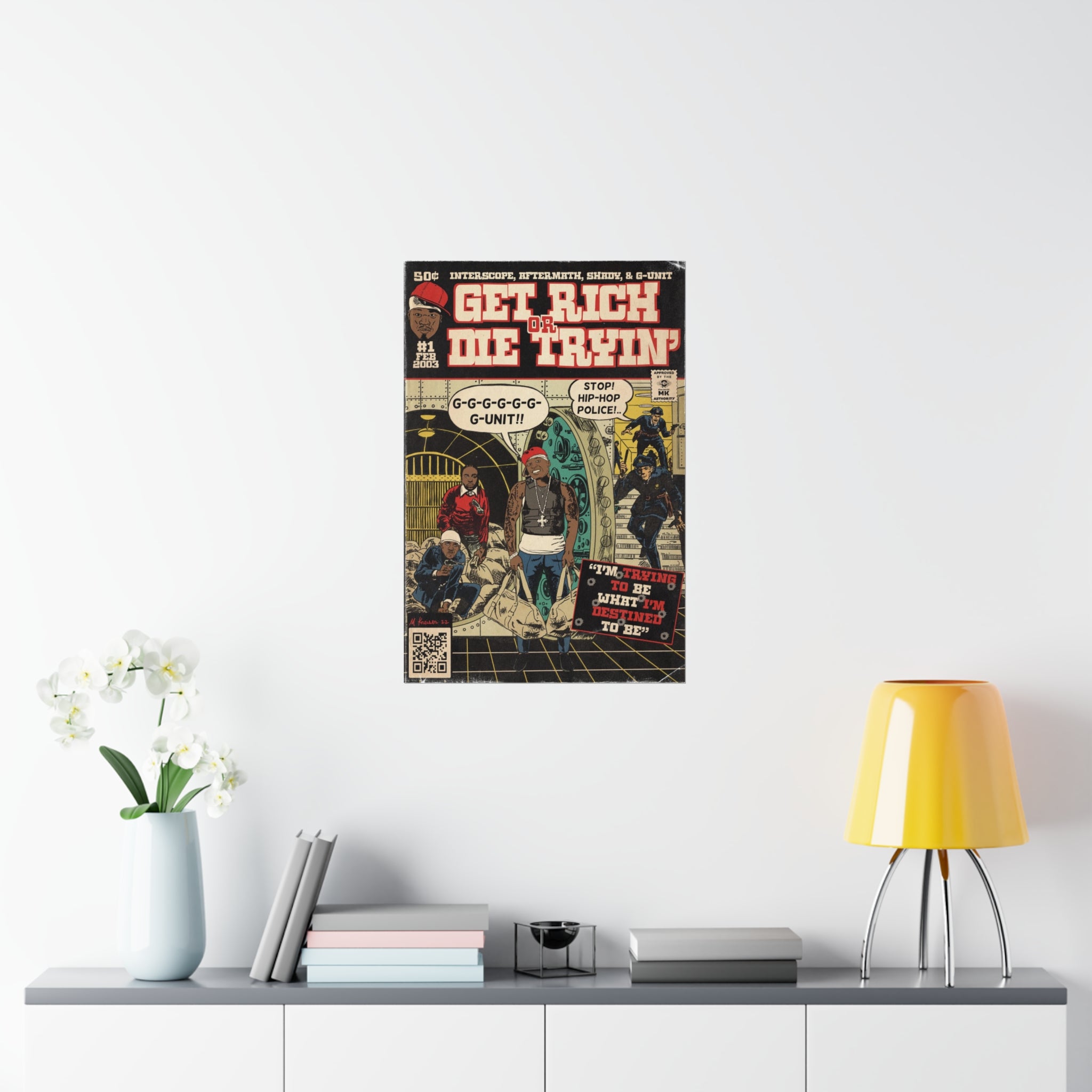 Get Rich Or Die Tryin’ - G-Unit - Vertical Matte Poster