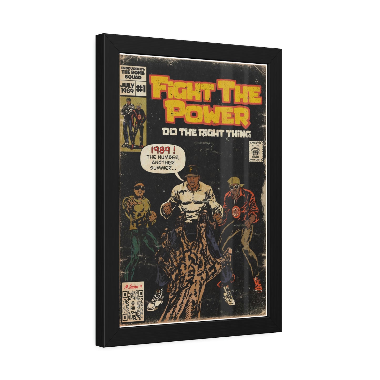 Public Enemy - Fight The Power -  Framed Paper Posters