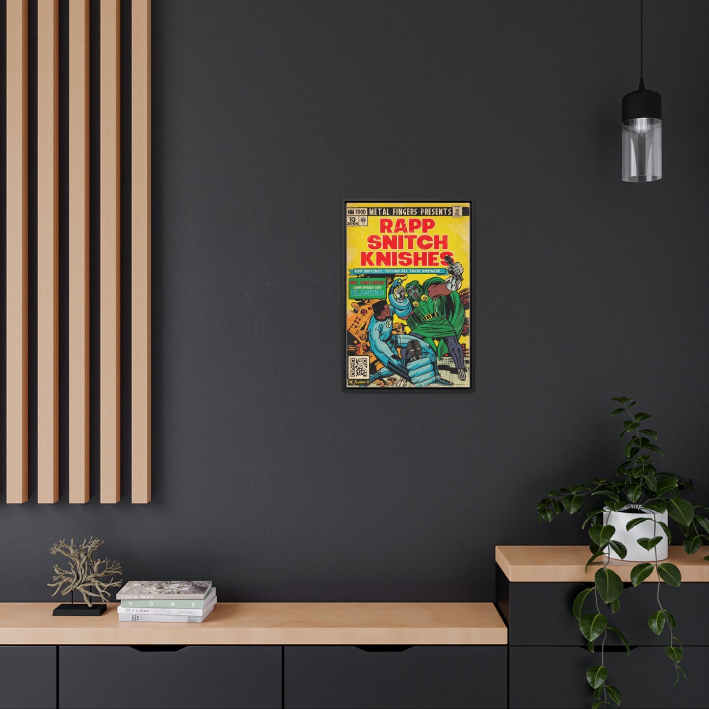 MF DOOM - Rapp Snitch Knishes - Gallery Canvas Wraps, Vertical Frame